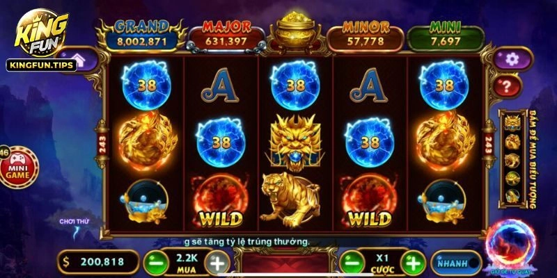 Chiến thuật tăng - giảm cược khi chơi Kho Tàng Ngũ Long