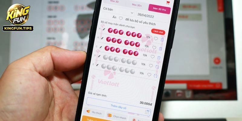 Xổ Số Max 3D - Cá Cược Điện Toán Hot Nhất Kingfun